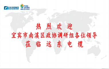 南溪區(qū)政協(xié)黨組書記、主席余水情率隊(duì)蒞臨遠(yuǎn)東電纜宜賓參觀調(diào)研